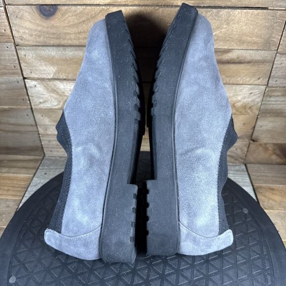 Clarks Artisan Womens Size 6 Bellevue Cedar Gray Suede Slip On Comfort Shoes - Picture 8 of 10